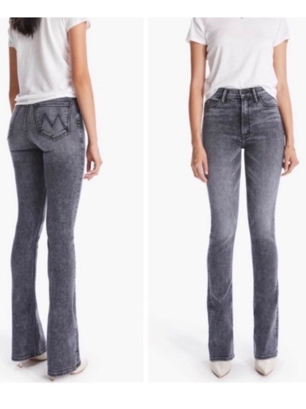 Mother High waisted Runaway Train Stops Jeans Size 32
